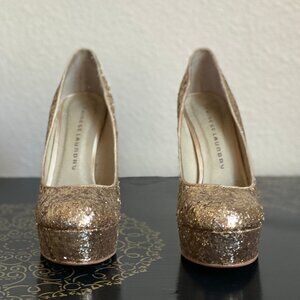Chinese Laundry, Gold Sequin Pumps, size 8M